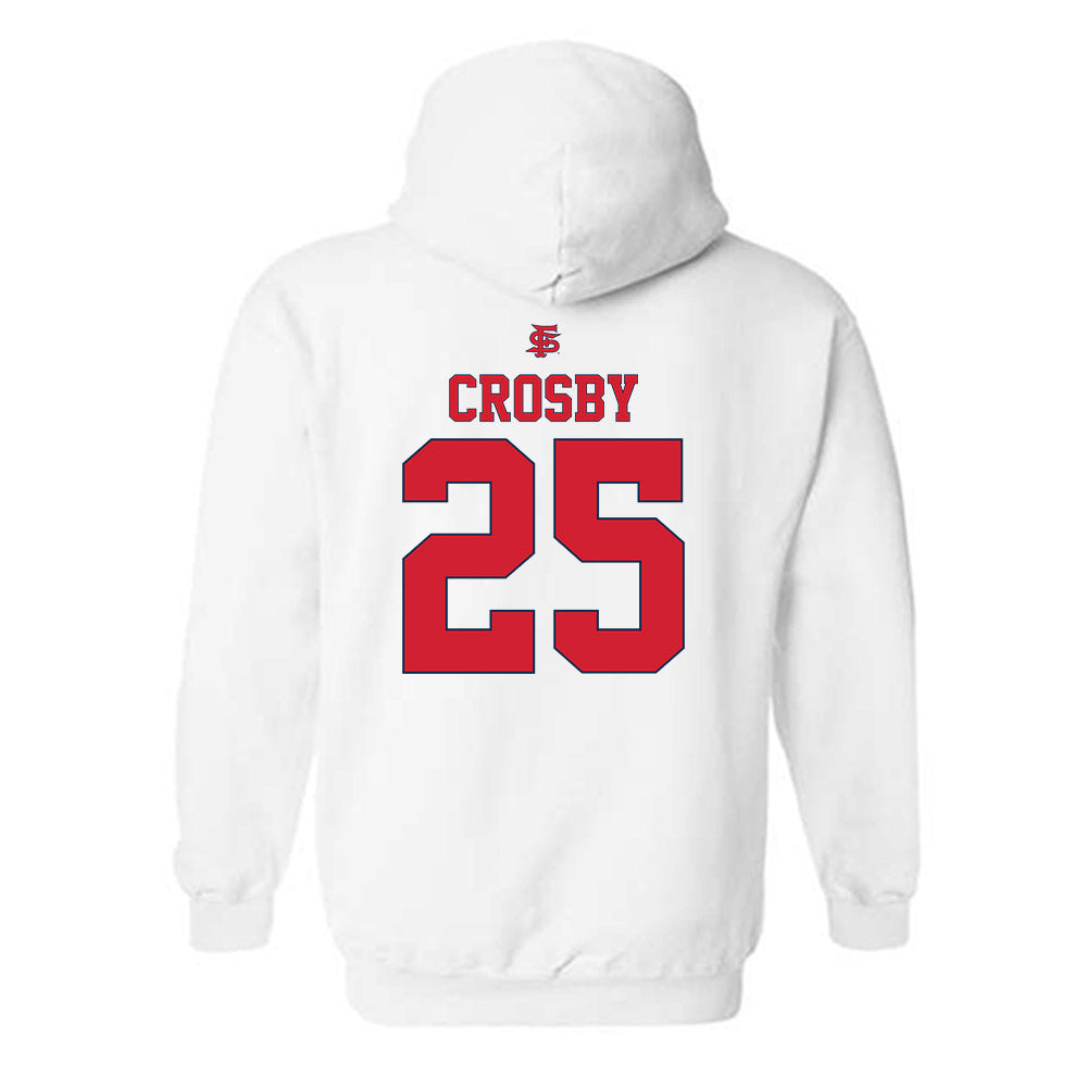 Fresno State - NCAA Softball : Jayda Crosby - Sports Shersey Hooded Sweatshirt-1