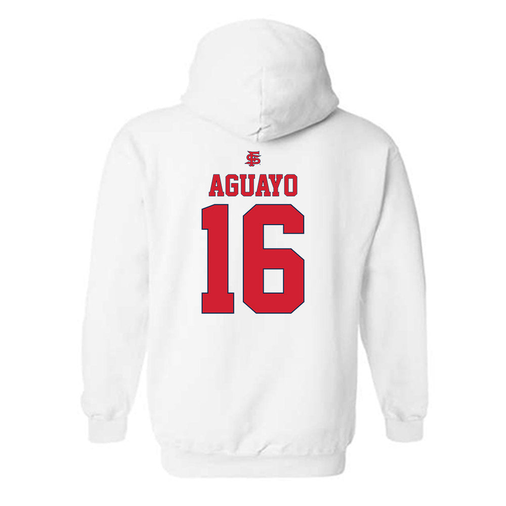 Fresno State - NCAA Softball : Arianna Aguayo - Sports Shersey Hooded Sweatshirt-1