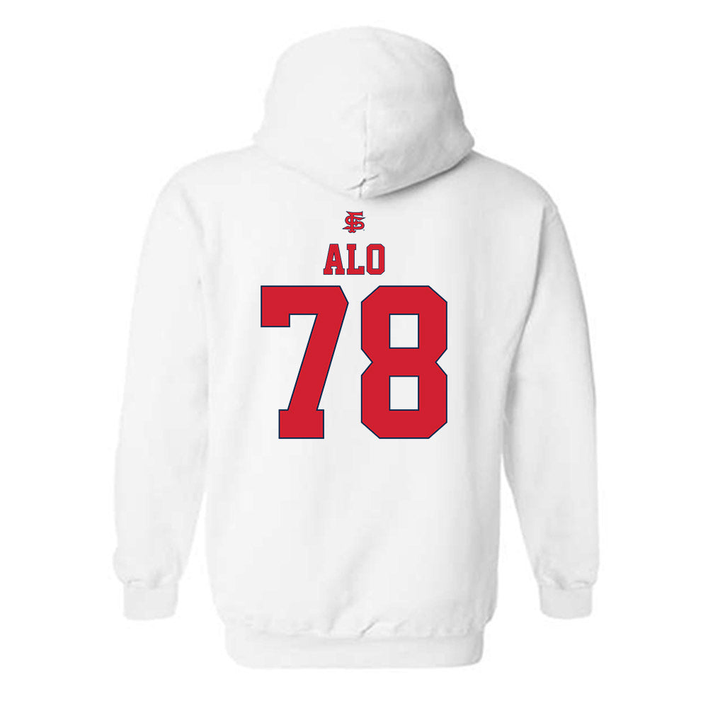 Fresno State - NCAA Softball : Lorraine Alo - Sports Shersey Hooded Sweatshirt-1