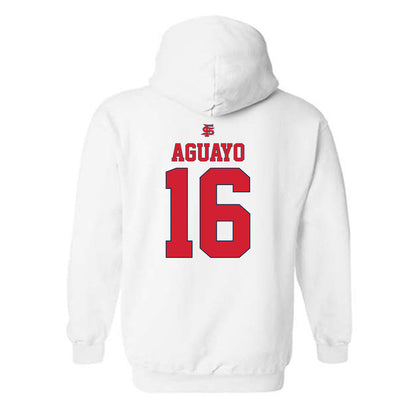 Fresno State - NCAA Softball : Arianna Aguayo - Sports Shersey Hooded Sweatshirt-1