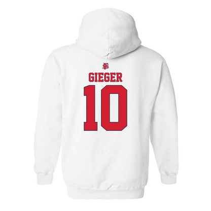Fresno State - NCAA Softball : McKenna Gieger - Sports Shersey Hooded Sweatshirt-1