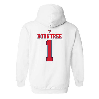 Fresno State - NCAA Softball : Nadia Rountree - Sports Shersey Hooded Sweatshirt-1