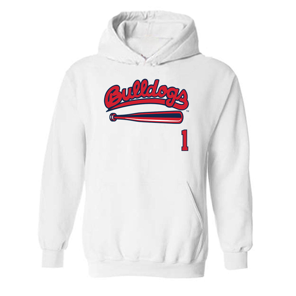 Fresno State - NCAA Softball : Nadia Rountree - Sports Shersey Hooded Sweatshirt-0