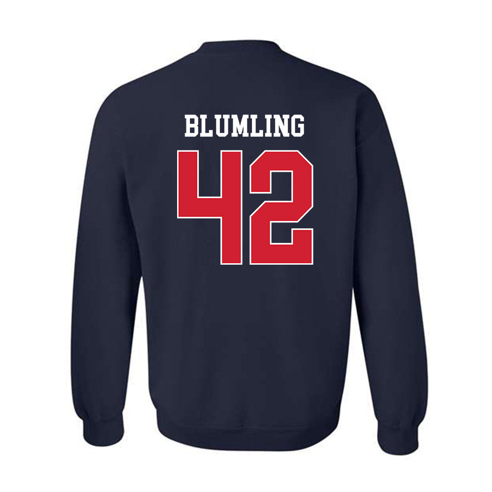 Fresno State - NCAA Football : Lucas Blumling - Classic Shersey Crewneck Sweatshirt-1