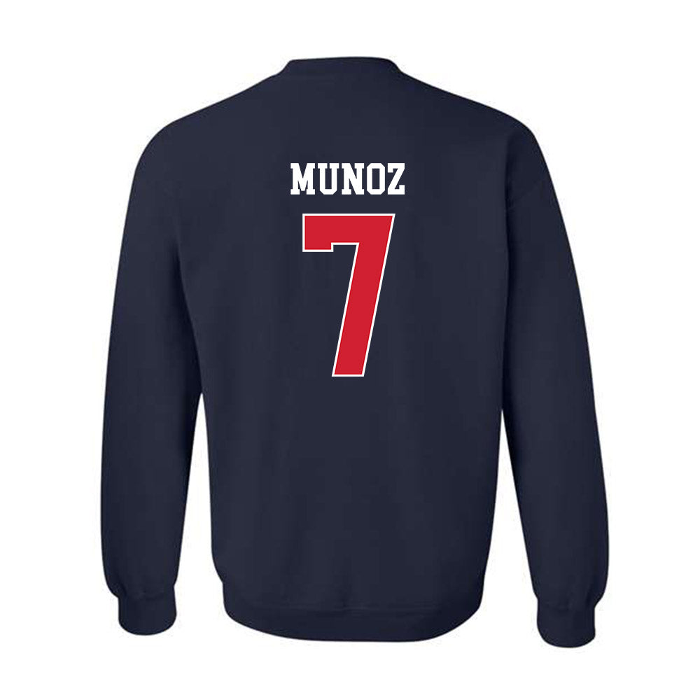 Fresno State - NCAA Baseball : Ayden Munoz - Classic Shersey Crewneck Sweatshirt-1