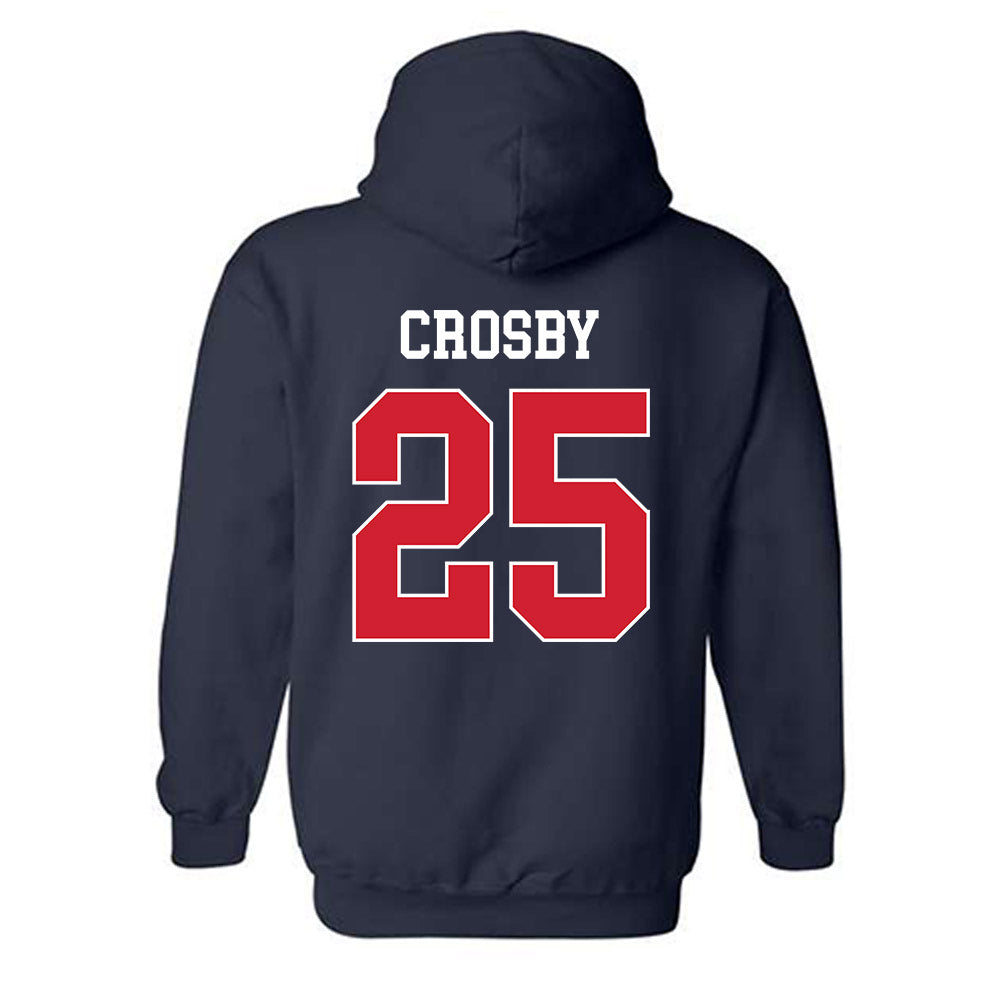 Fresno State - NCAA Softball : Jayda Crosby - Classic Shersey Hooded Sweatshirt-1