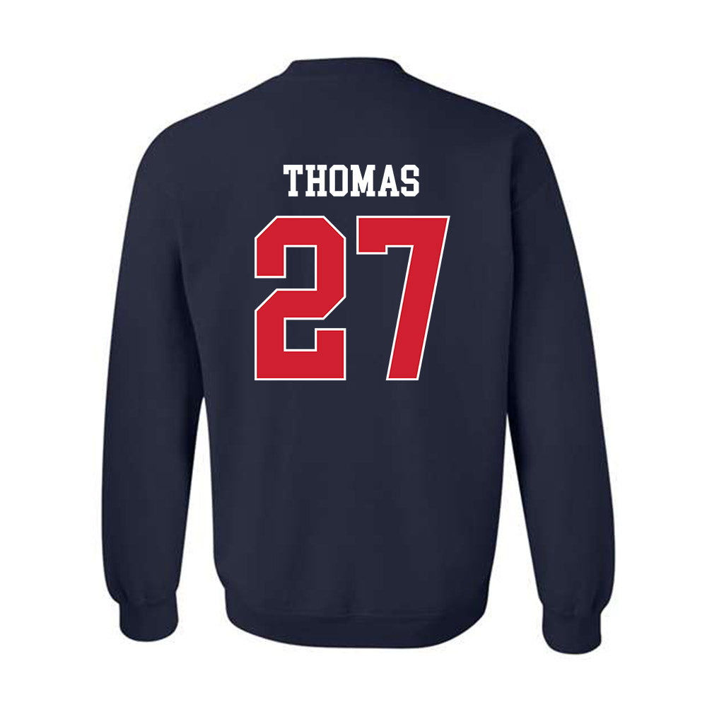Fresno State - NCAA Football : Tariq Thomas - Classic Shersey Crewneck Sweatshirt-1