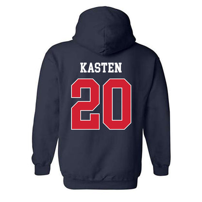 Fresno State - NCAA Baseball : John Kasten - Classic Shersey Hooded Sweatshirt-1