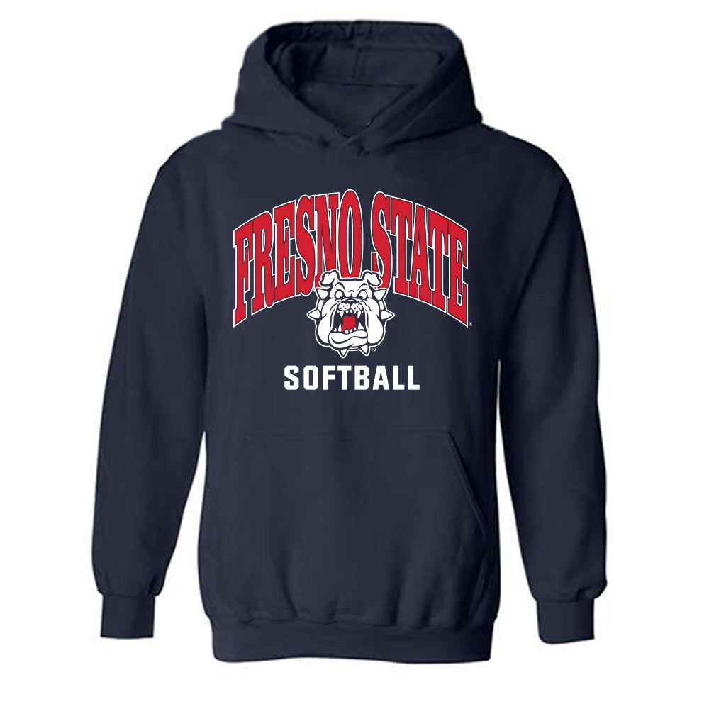 Fresno State - NCAA Softball : Jayda Crosby - Classic Shersey Hooded Sweatshirt-0