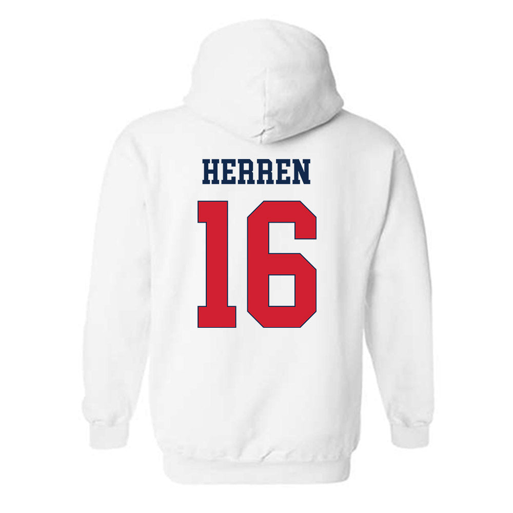 Fresno State - NCAA Women's Soccer : Abigail Herren - Classic Shersey Hooded Sweatshirt-1