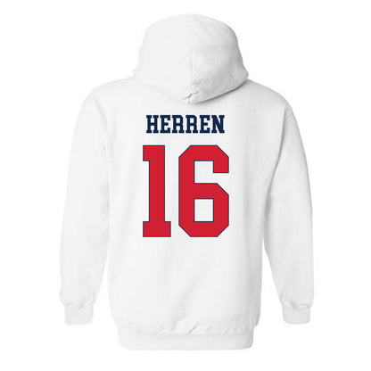 Fresno State - NCAA Women's Soccer : Abigail Herren - Classic Shersey Hooded Sweatshirt-1