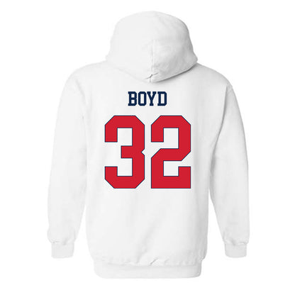 Fresno State - NCAA Baseball : Mikey Boyd - Classic Shersey Hooded Sweatshirt-1