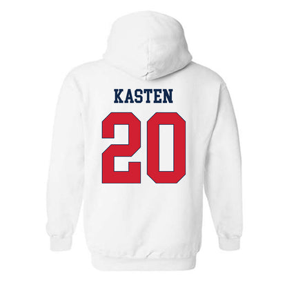 Fresno State - NCAA Baseball : John Kasten - Classic Shersey Hooded Sweatshirt-1