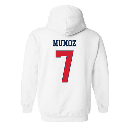 Fresno State - NCAA Baseball : Ayden Munoz - Classic Shersey Hooded Sweatshirt-1