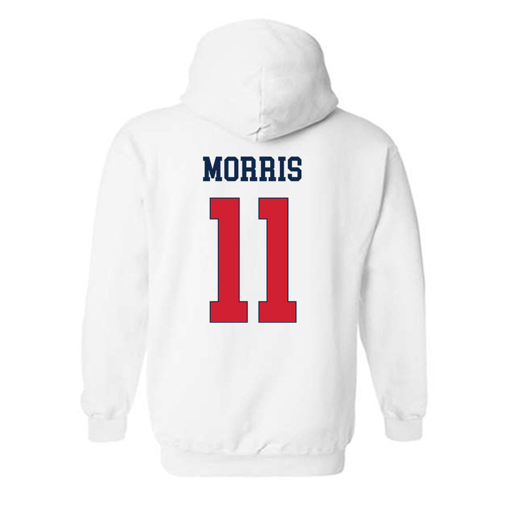 Fresno State - NCAA Women's Soccer : Katie Morris - Classic Shersey Hooded Sweatshirt-1