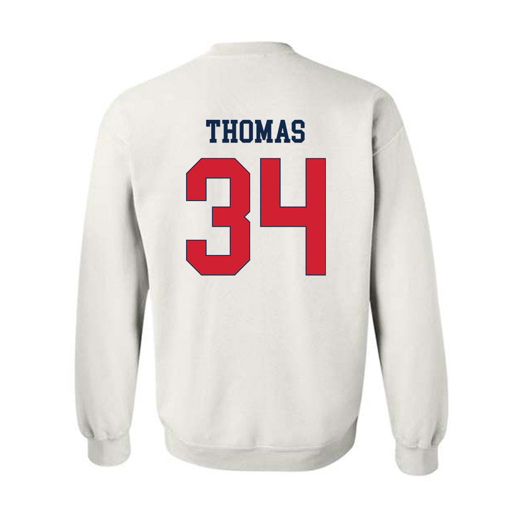 Fresno State - NCAA Baseball : Brandon Thomas - Classic Shersey Crewneck Sweatshirt-1