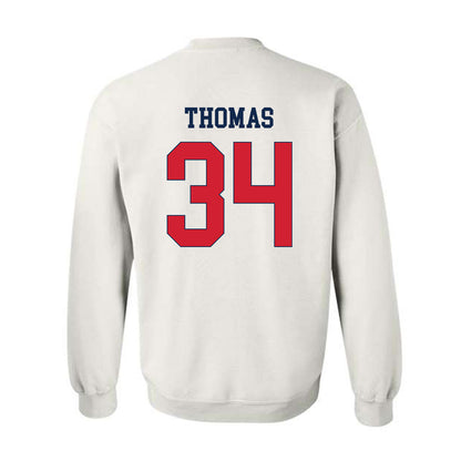 Fresno State - NCAA Baseball : Brandon Thomas - Classic Shersey Crewneck Sweatshirt-1