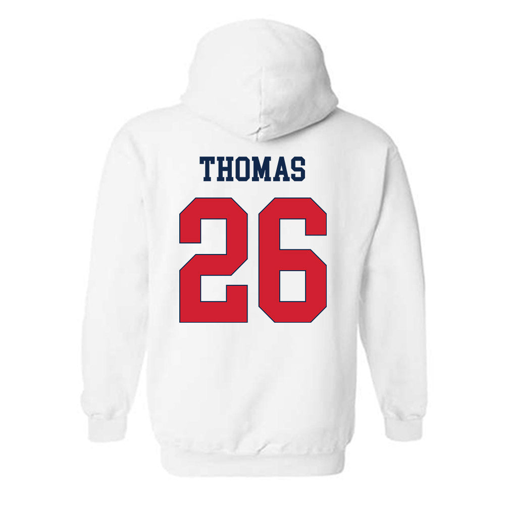 Fresno State - NCAA Football : Tim Thomas - Classic Shersey Hooded Sweatshirt-1