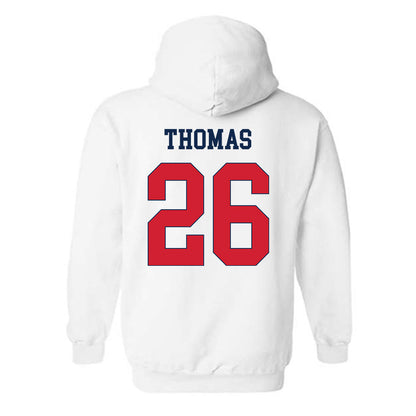 Fresno State - NCAA Football : Tim Thomas - Classic Shersey Hooded Sweatshirt-1