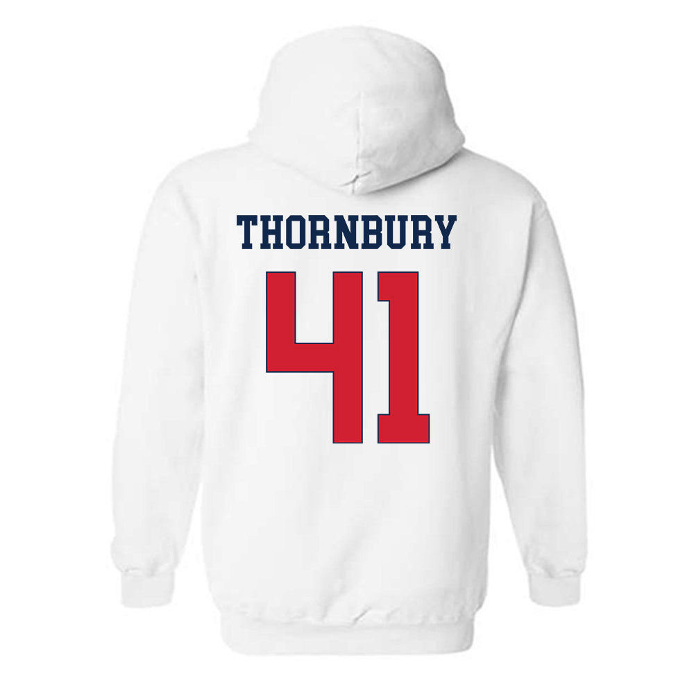 Fresno State - NCAA Baseball : Weston Thornbury - Classic Shersey Hooded Sweatshirt-1