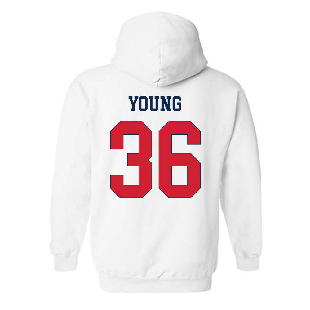 Fresno State - NCAA Baseball : Austin Young - Classic Shersey Hooded Sweatshirt-1