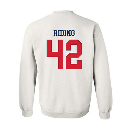 Fresno State - NCAA Baseball : Jake Riding - Classic Shersey Crewneck Sweatshirt-1