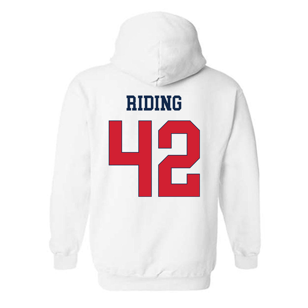 Fresno State - NCAA Baseball : Jake Riding - Classic Shersey Hooded Sweatshirt-1
