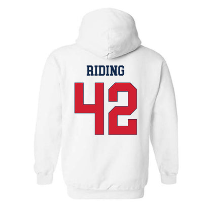 Fresno State - NCAA Baseball : Jake Riding - Classic Shersey Hooded Sweatshirt-1