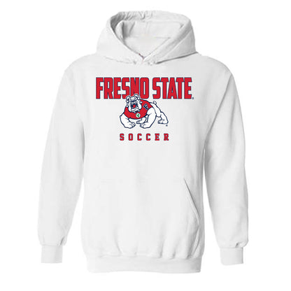 Fresno State - NCAA Women's Soccer : Katie Morris - Classic Shersey Hooded Sweatshirt-0
