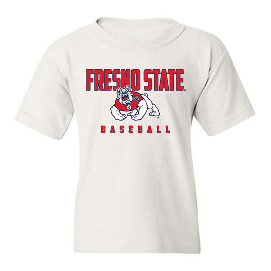 Fresno State - NCAA Baseball : Owen Faust - Classic Shersey Youth T-Shirt-0