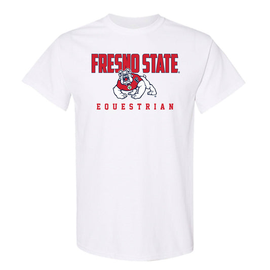 Fresno State - NCAA Equestrian : Megan Kenoyer - Classic Shersey T-Shirt-0