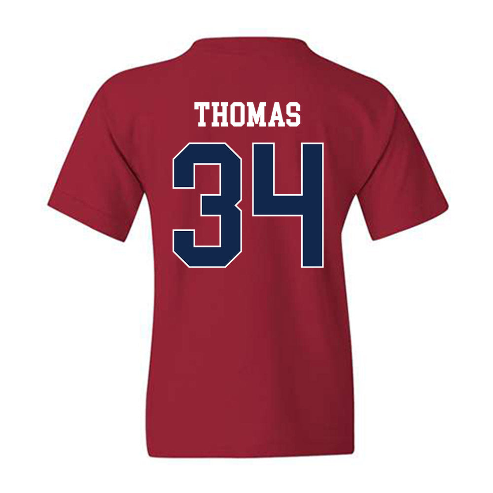 Fresno State - NCAA Baseball : Brandon Thomas - Classic Shersey Youth T-Shirt-1
