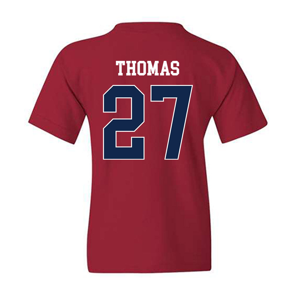 Fresno State - NCAA Football : Tariq Thomas - Classic Shersey Youth T-Shirt-1