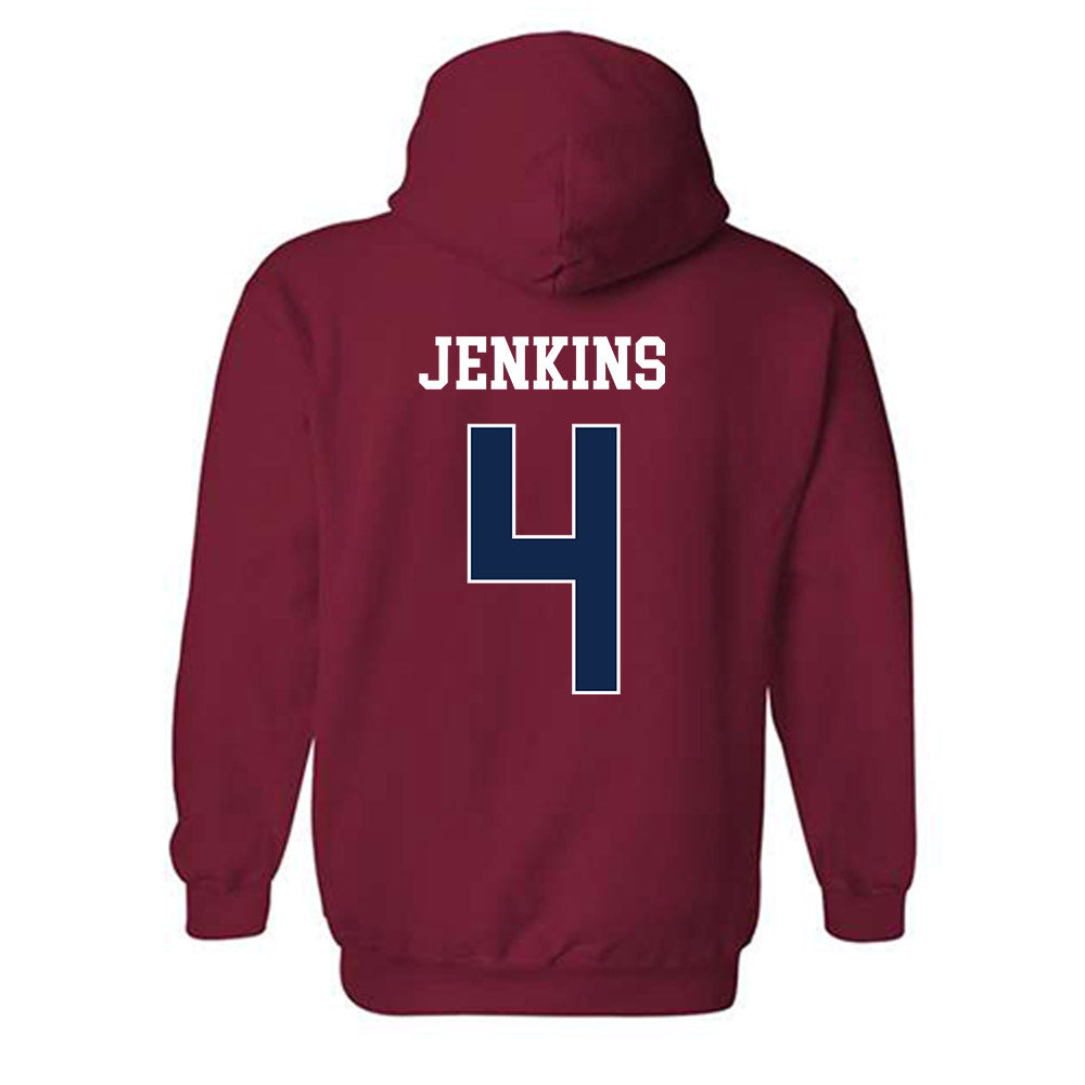 Fresno State - NCAA Men's Basketball : Troy Jenkins - Classic Shersey Hooded Sweatshirt