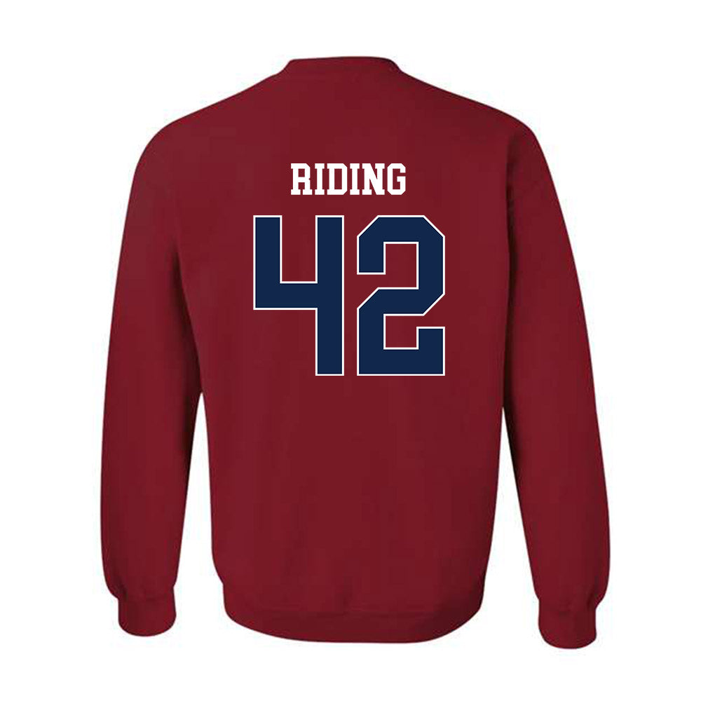 Fresno State - NCAA Baseball : Jake Riding - Classic Shersey Crewneck Sweatshirt-1
