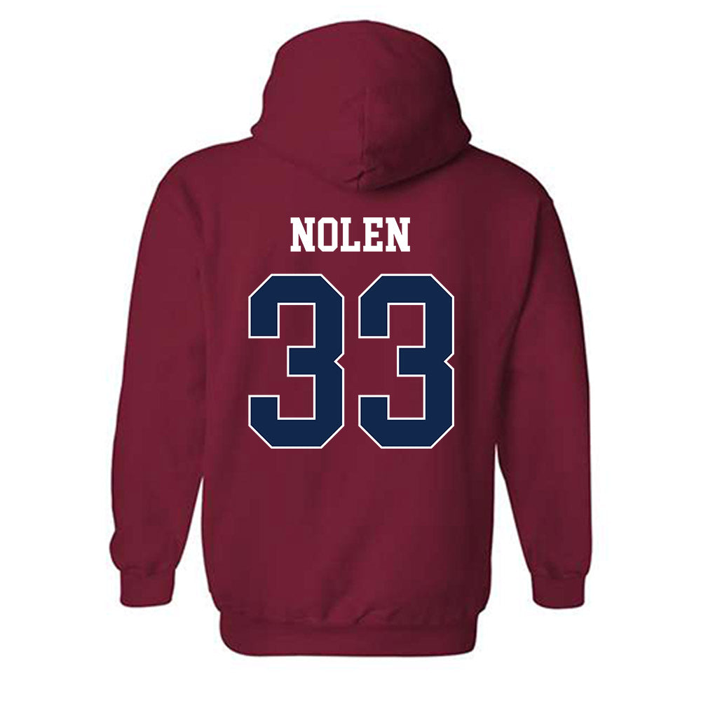 Fresno State - NCAA Baseball : Marcus Nolen - Classic Shersey Hooded Sweatshirt-1