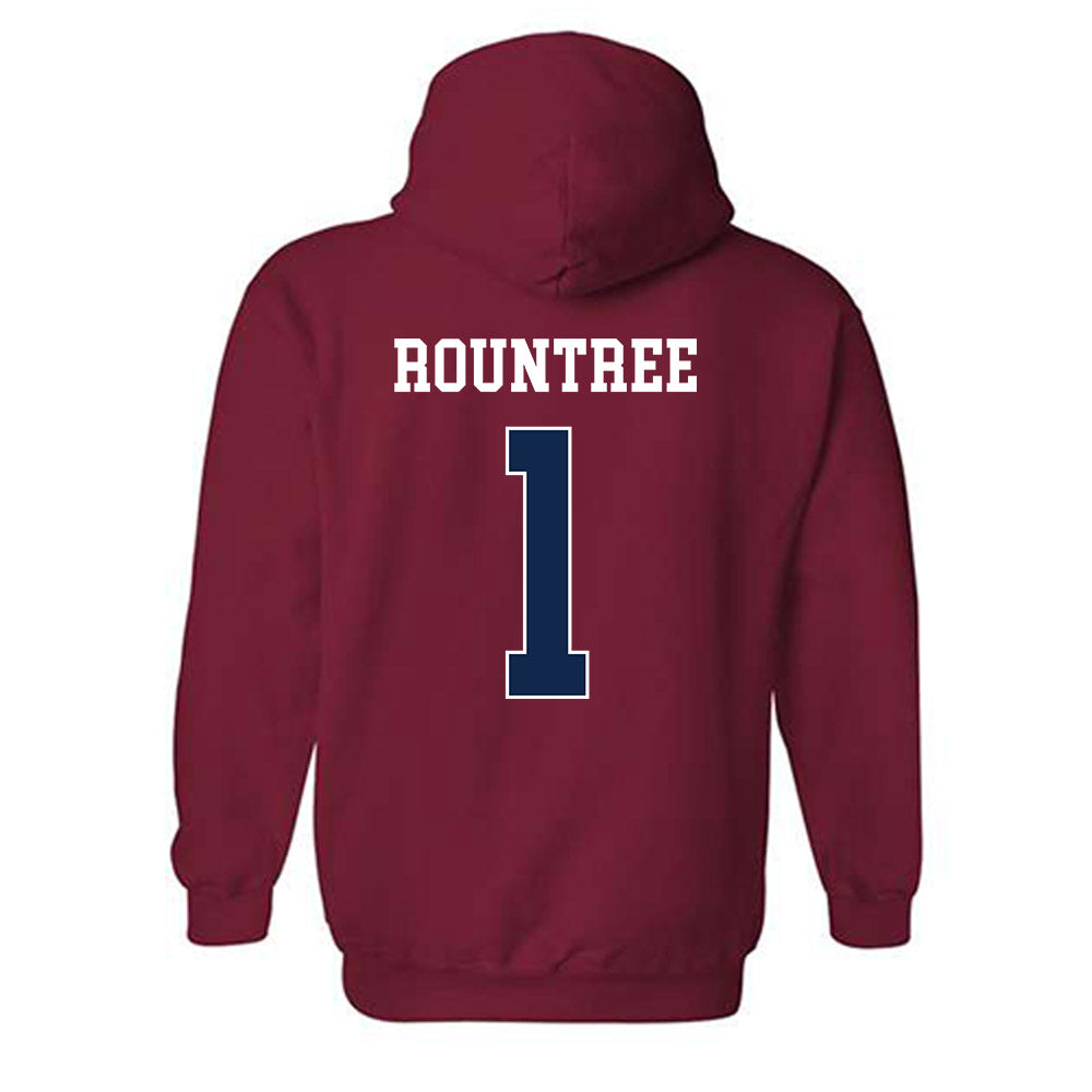 Fresno State - NCAA Softball : Nadia Rountree - Classic Shersey Hooded Sweatshirt-1