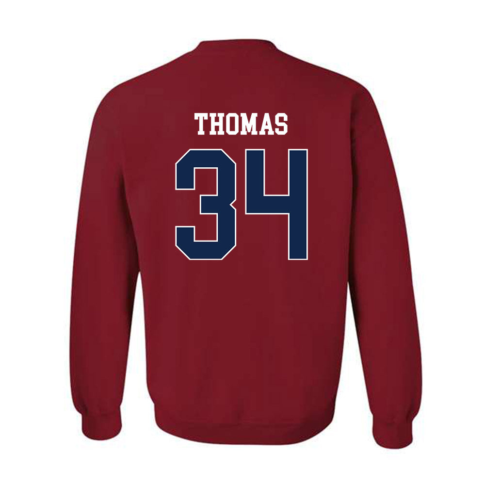 Fresno State - NCAA Baseball : Brandon Thomas - Classic Shersey Crewneck Sweatshirt-1