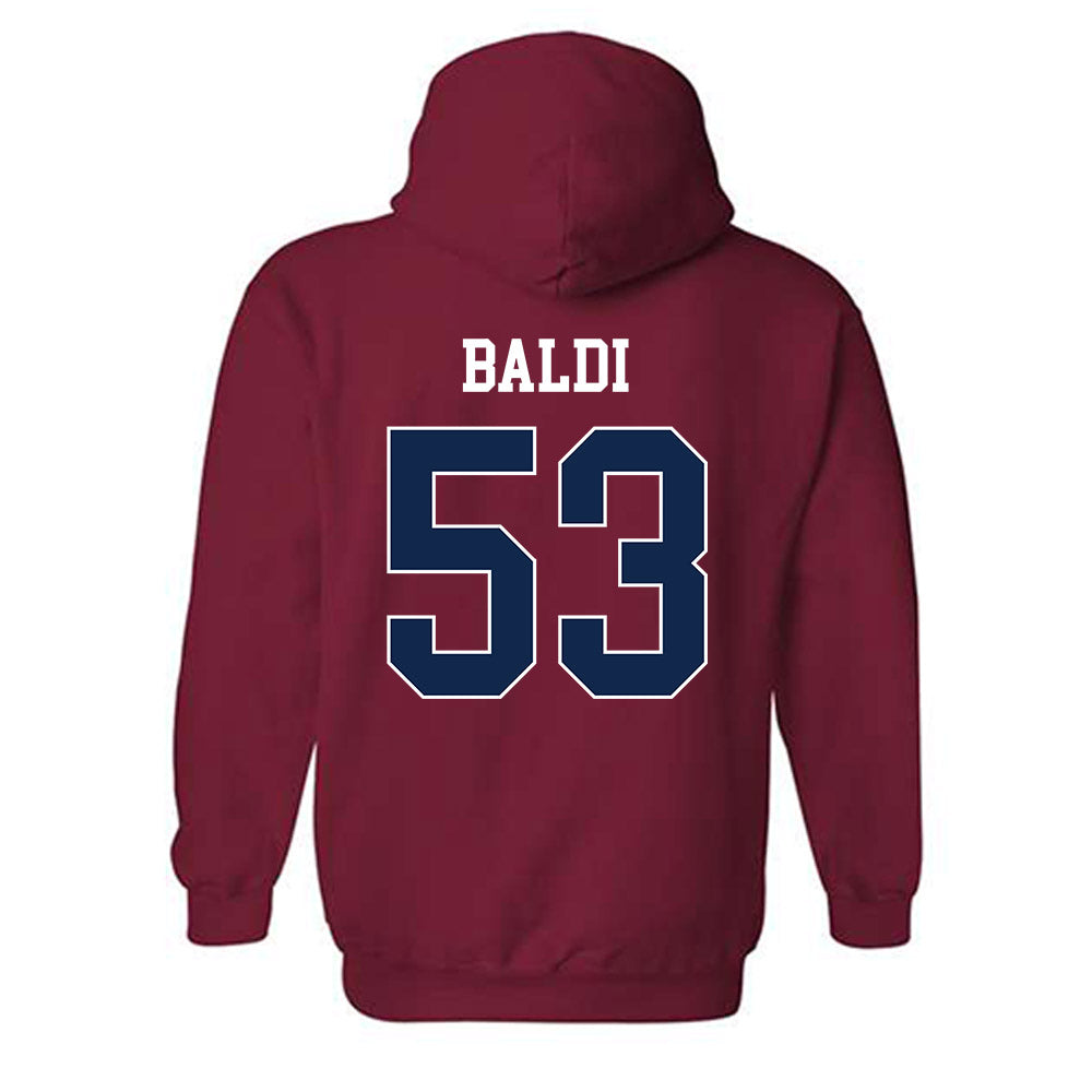 Fresno State - NCAA Football : Jack Baldi - Classic Shersey Hooded Sweatshirt-1
