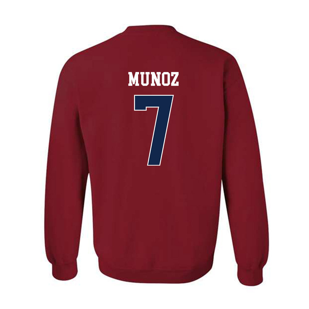 Fresno State - NCAA Baseball : Ayden Munoz - Classic Shersey Crewneck Sweatshirt-1