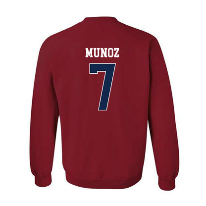 Fresno State - NCAA Baseball : Ayden Munoz - Classic Shersey Crewneck Sweatshirt-1