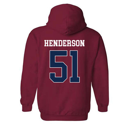 Fresno State - NCAA Football : Braylan Henderson - Classic Shersey Hooded Sweatshirt-1