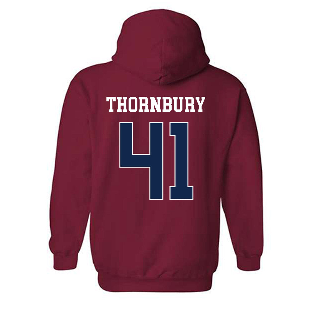 Fresno State - NCAA Baseball : Weston Thornbury - Classic Shersey Hooded Sweatshirt-1