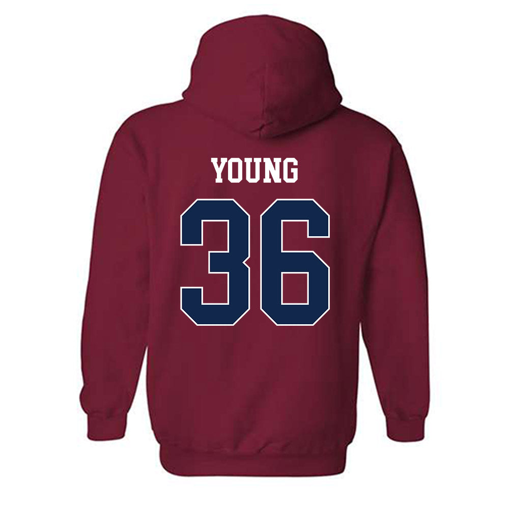Fresno State - NCAA Baseball : Austin Young - Classic Shersey Hooded Sweatshirt-1