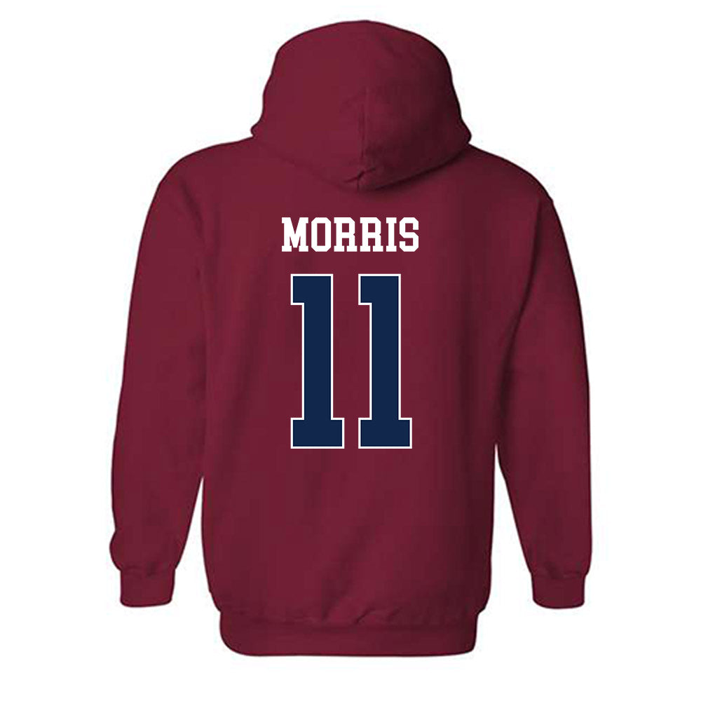Fresno State - NCAA Women's Soccer : Katie Morris - Classic Shersey Hooded Sweatshirt-1