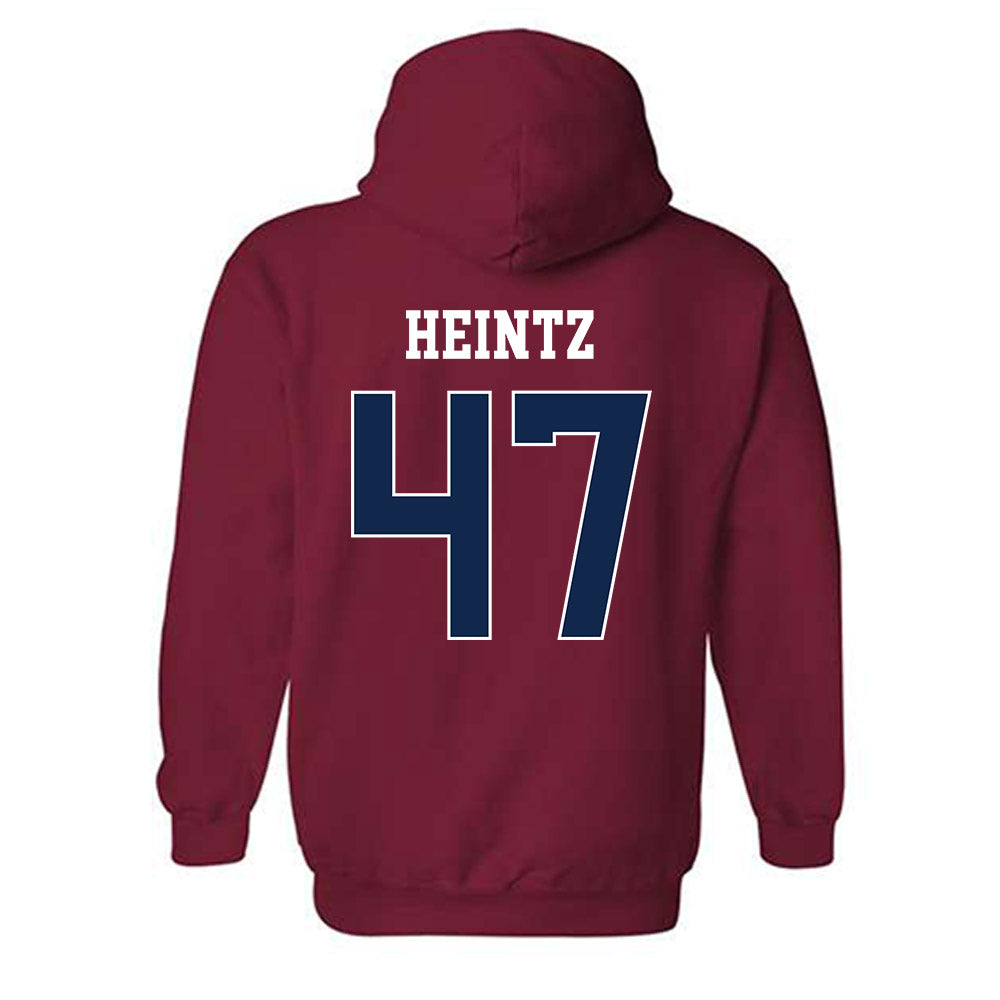Fresno State - NCAA Baseball : Parker Heintz - Classic Shersey Hooded Sweatshirt-1