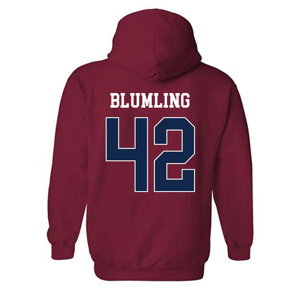Fresno State - NCAA Football : Lucas Blumling - Classic Shersey Hooded Sweatshirt-1