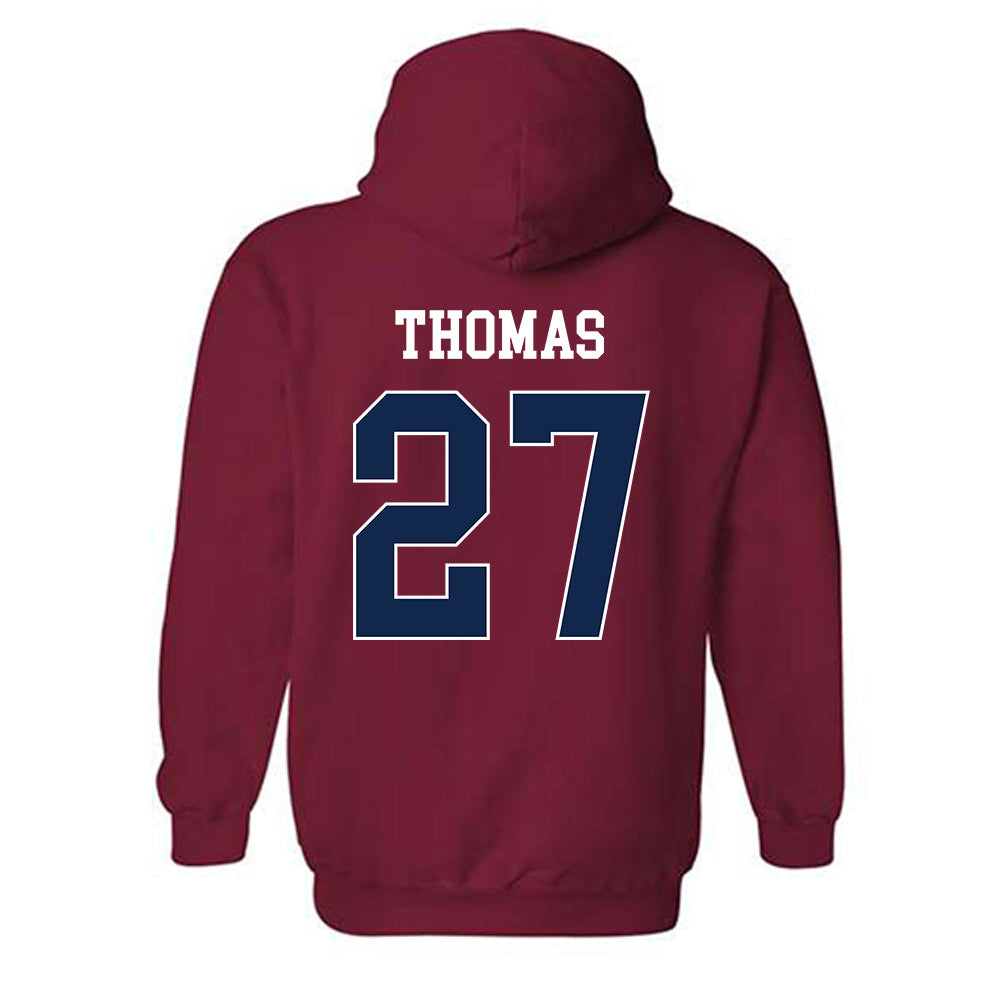 Fresno State - NCAA Football : Tariq Thomas - Classic Shersey Hooded Sweatshirt-1