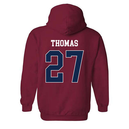 Fresno State - NCAA Football : Tariq Thomas - Classic Shersey Hooded Sweatshirt-1
