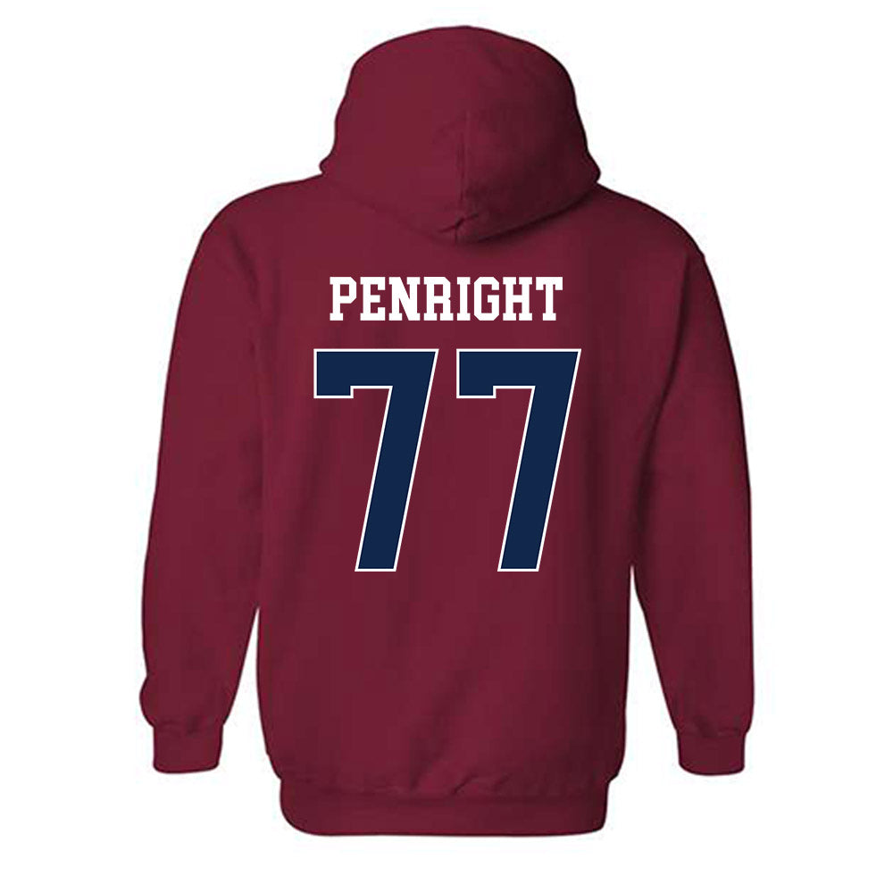 Fresno State - NCAA Football : Toreon Penright - Classic Shersey Hooded Sweatshirt-1